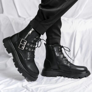 Gothic Biker Chelsea Boots for Men